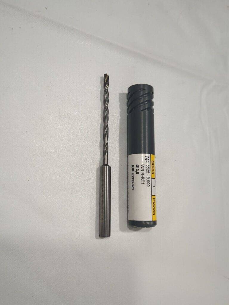 GUHRING Extra Length Drill Bit: 3 mm Dia, 140 ° Point Carbide 9055250030000