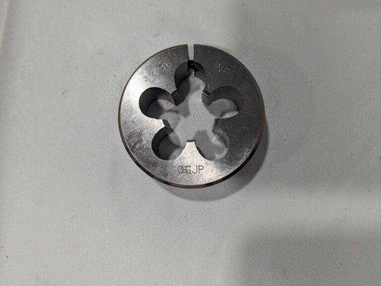 OSG Round Die: 3/4-16, 2" OD, High Speed Steel 2712100