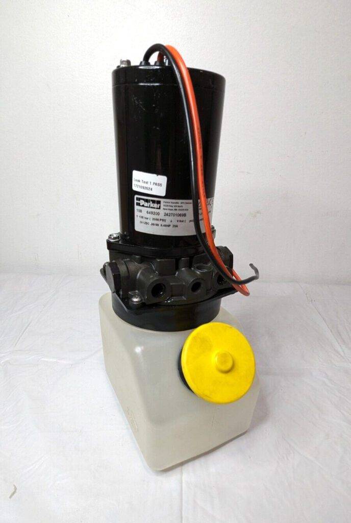 Parker Hydraulic Power Unit Series 108 24 VDC 2,000 Max psi 649200 PARTS/REPAIR