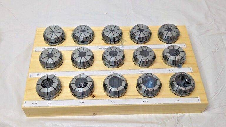Erickson 15 Piece ER40 Collet Set 1/8" to 1" Capacity 40ERS000SET1 2269975