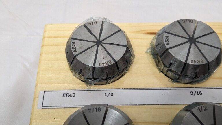Erickson 15 Piece ER40 Collet Set 1/8" to 1" Capacity 40ERS000SET1 2269975