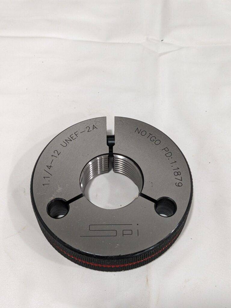 SPI Threaded Ring Gage: 1-1/4-12 Thread, Class 2A, No Go 23-219-9