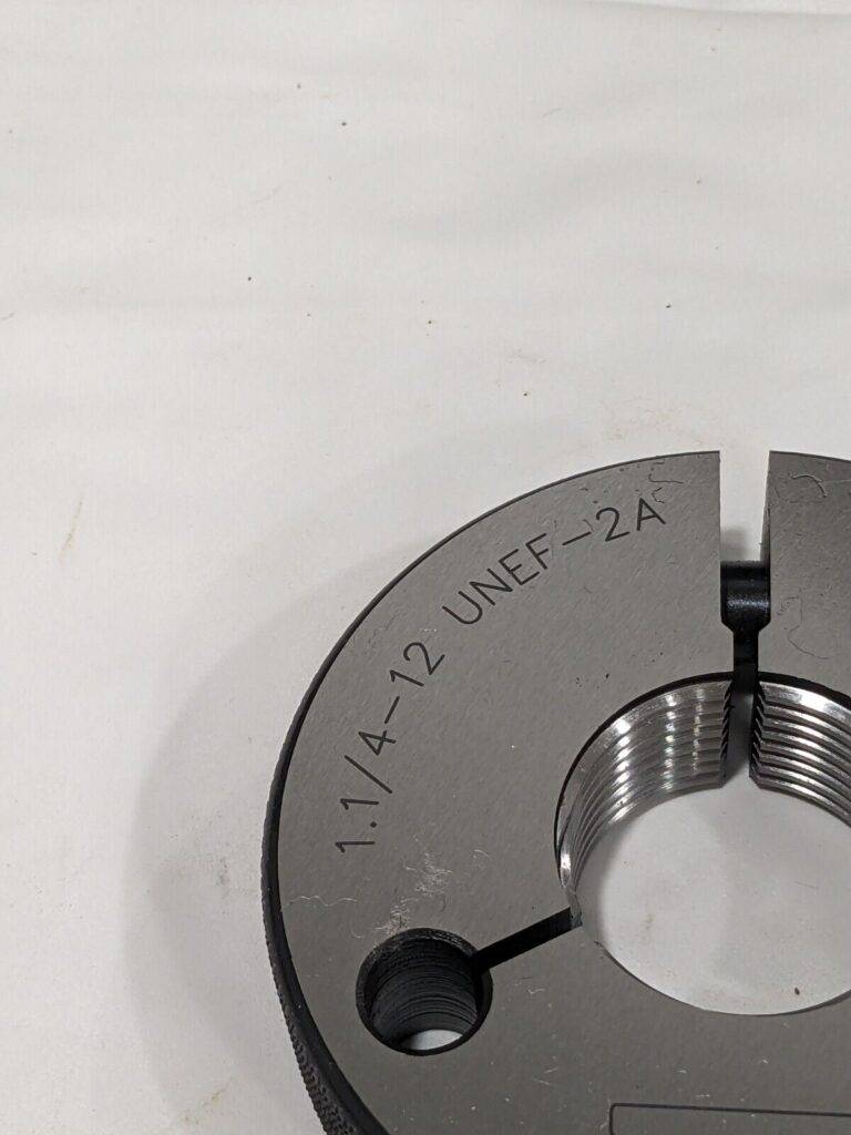 SPI Threaded Ring Gage: 1-1/4-12 Thread, Class 2A, No Go 23-219-9