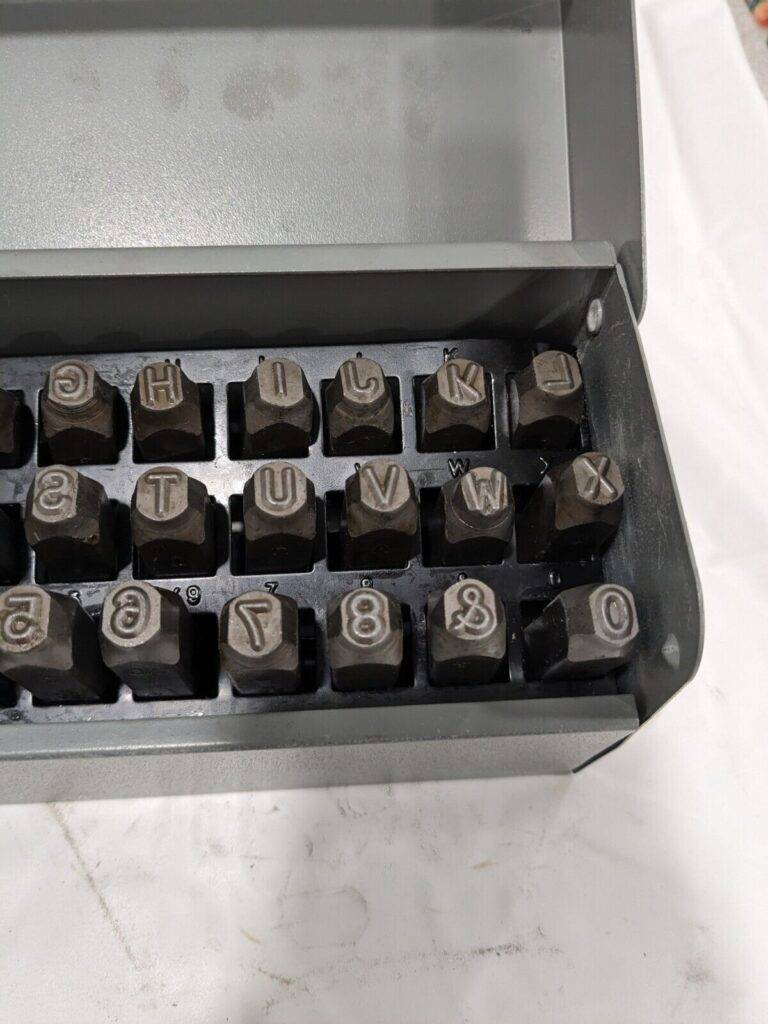 C.H. HANSON Low Stress Round Face-Full Stamp Set: 1/4" Character, 36 pc 26188