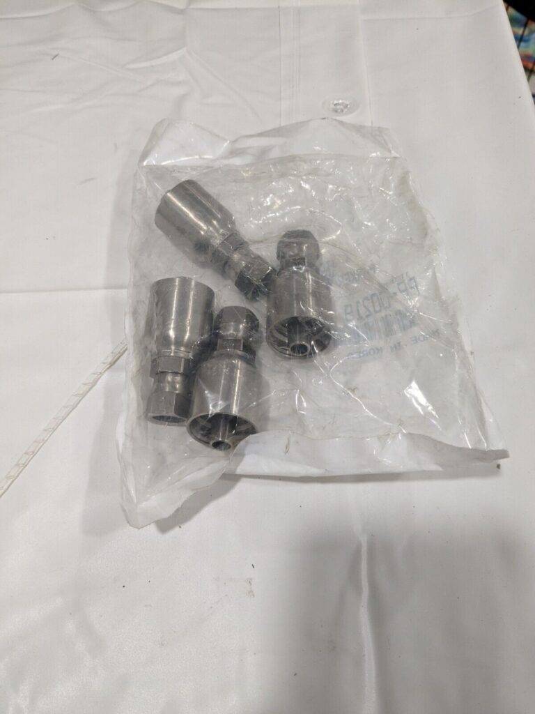 PARKER Hydraulic Hose Straight Female JIC 37 ° Swivel Fitting: Qty 4 PP-00219