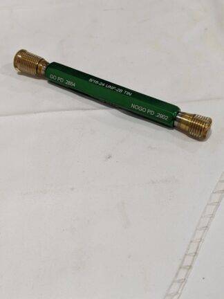GF GAGE Plug Thread Gage: 5/16-24 Thread, 2B Class, Go & No Go W0312242BSTIN