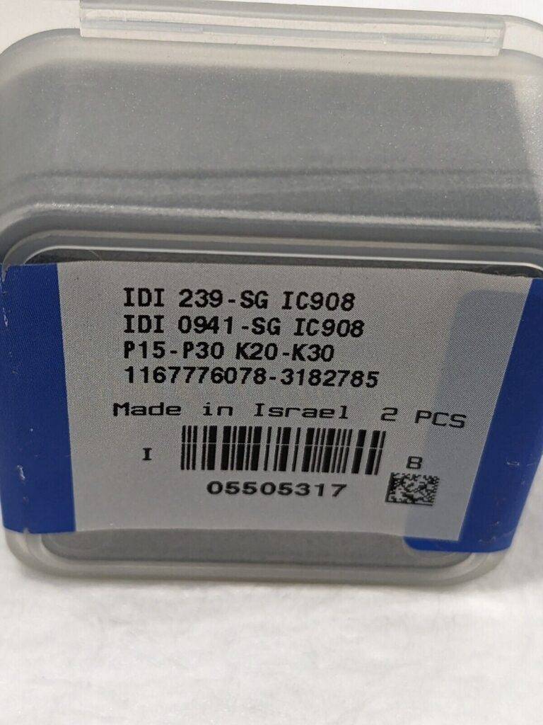 ISCAR Replaceable Drill Tip: IDI0941SG IC908 Qty 2 5505317