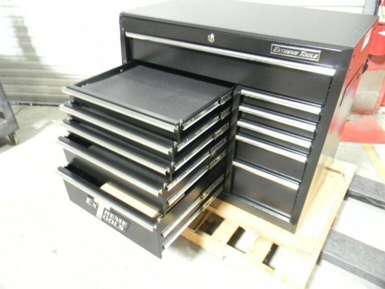 Extreme Tools Roller Cabinet 11 Drawer 41" x 41" x 24" PWS4124RCTXBK Damaged