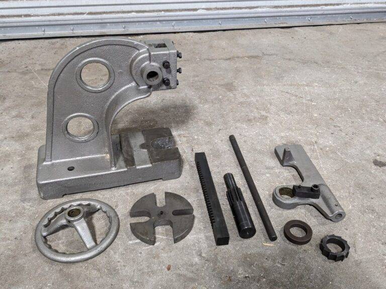 Manual 2 Ton Ratchet Type Arbor Press 1-1/4" Ram 13-1/2" Stroke MISSING PARTS