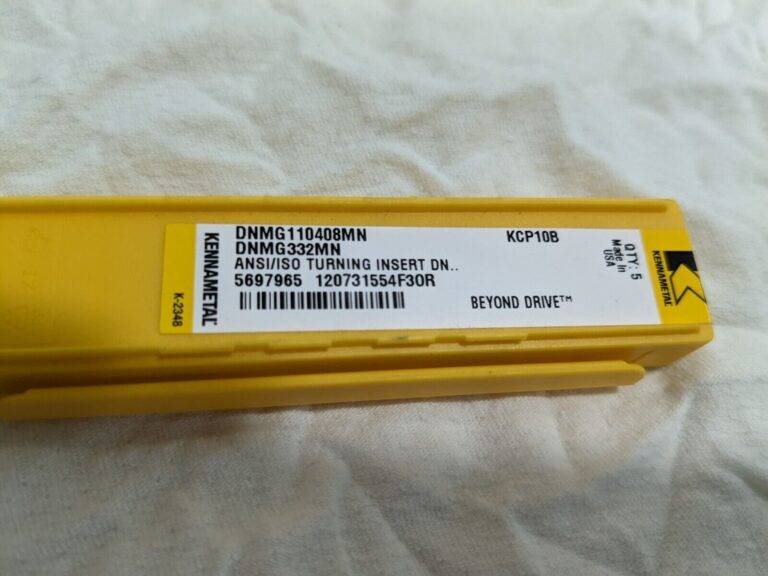 KENNAMETAL Turning Insert 5pc: DNMG332MN KCP10B, Carbide 5697965