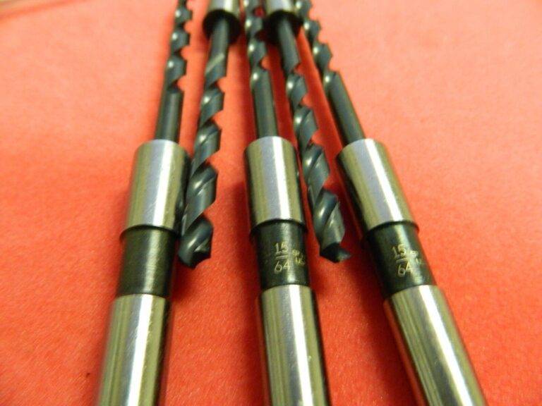 Morse Cutting Tools Qty.5 Taper Shank Drill Bit 15/64" Dia. x 6-1/8" OAL 10015