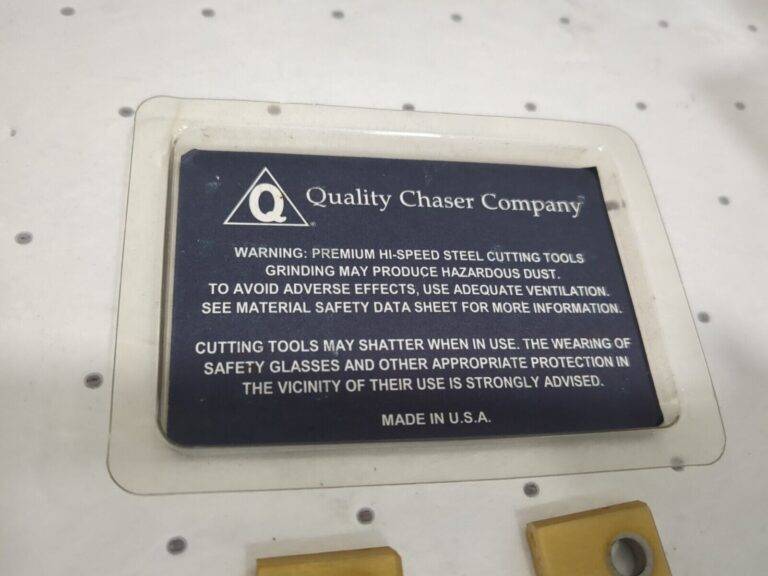 quality chaser company 4pk 1/2-14 nptf 45 chamfer 100 series 52016t