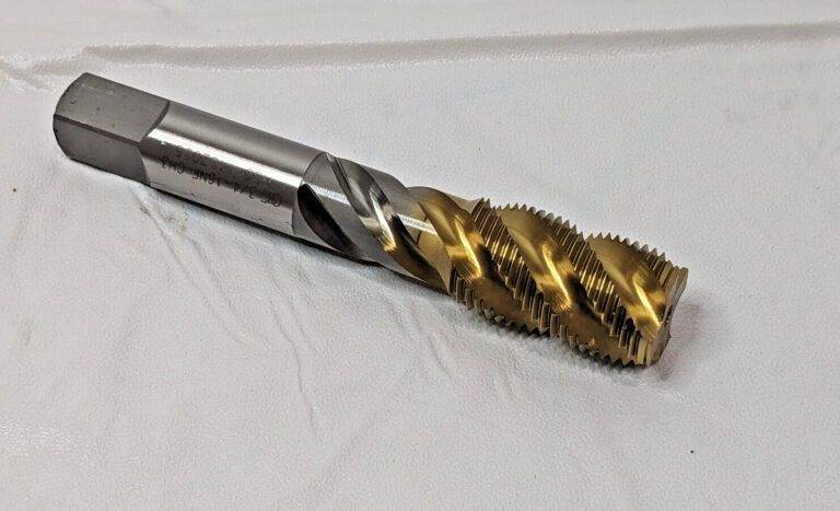 OSG Spiral Flute Tap Bottoming Chamfer 3/4-16NF GH3 4FL TiN HSS 1434105