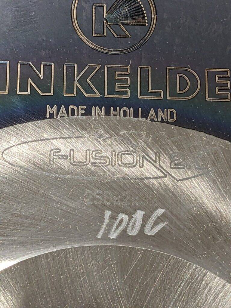 KINKELDER Cold Saw Blade: 250 mm Dia, 100 Teeth, 32 mm Arbor Hole KKS25000A