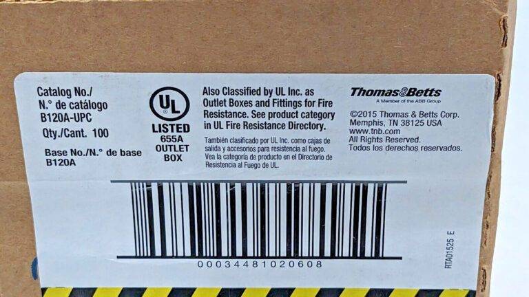 Box of 100 Carlon New Work PVC Electrical Outlet Box 1-Gang 20 cu. in. B120A-UPC