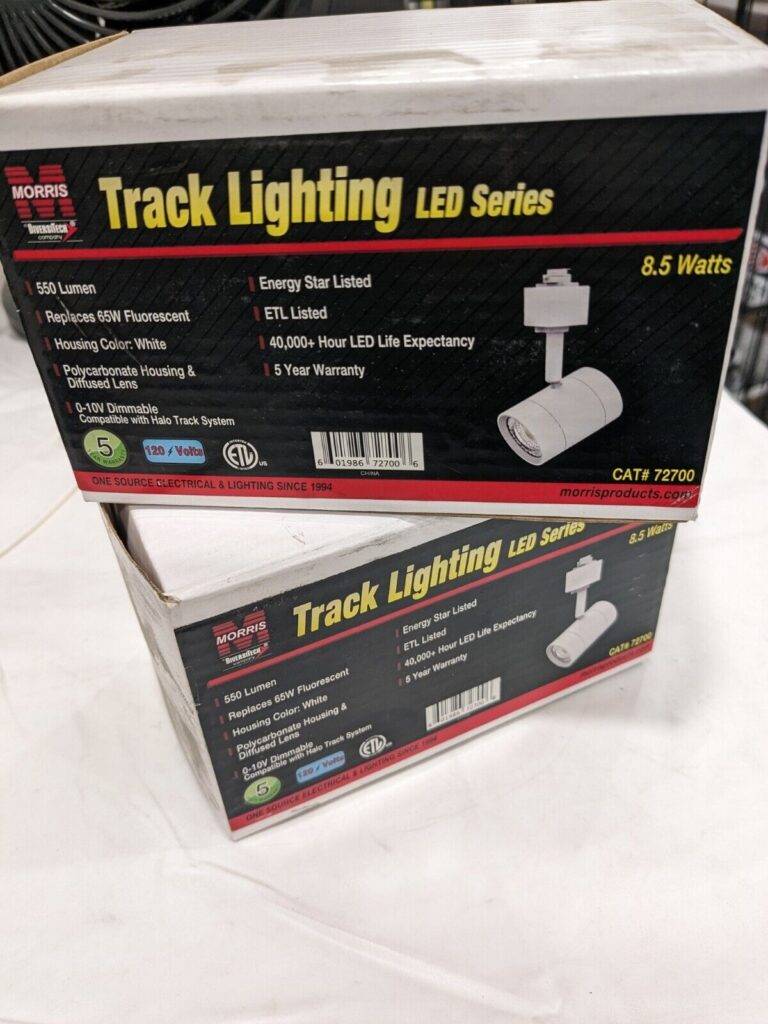 MORRIS LED Track Lighting - White Halo Compatible - 120V - 8.5 W -Qty 2 72700