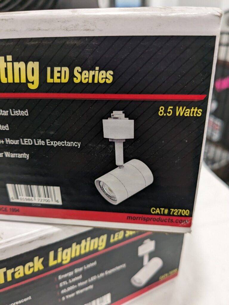 MORRIS LED Track Lighting - White Halo Compatible - 120V - 8.5 W -Qty 2 72700