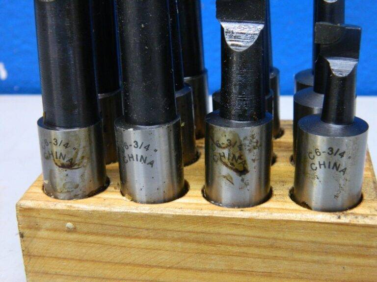 Interstate 93221182 7/16" to 13/16" Carbide Tipped 12 Piece Boring Bar Set