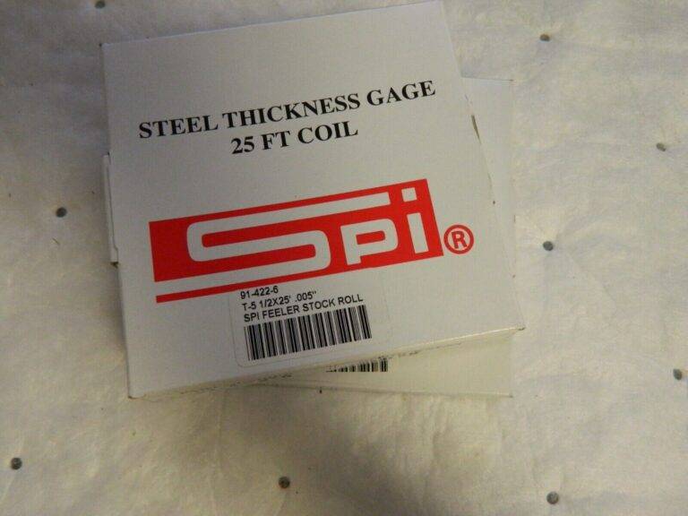 SPI 0.005 Inch Thick x 25 Ft. Long x 1/2 Inch Wide, Feeler Stock Roll QTY 2