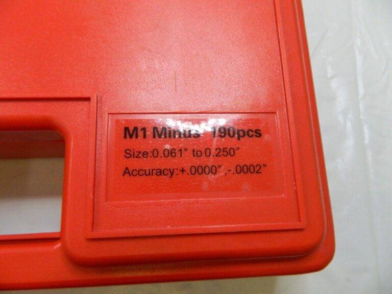 Class ZZ Plug Gage Set: 0.061 to 0.25″ Range, 190 Pc incomplete 616-81116