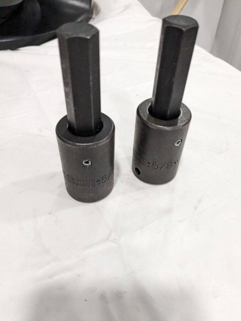PROTO 1/2" Drive, 5/8" Impact Hex Bit Socket Qty 2 J74415/8