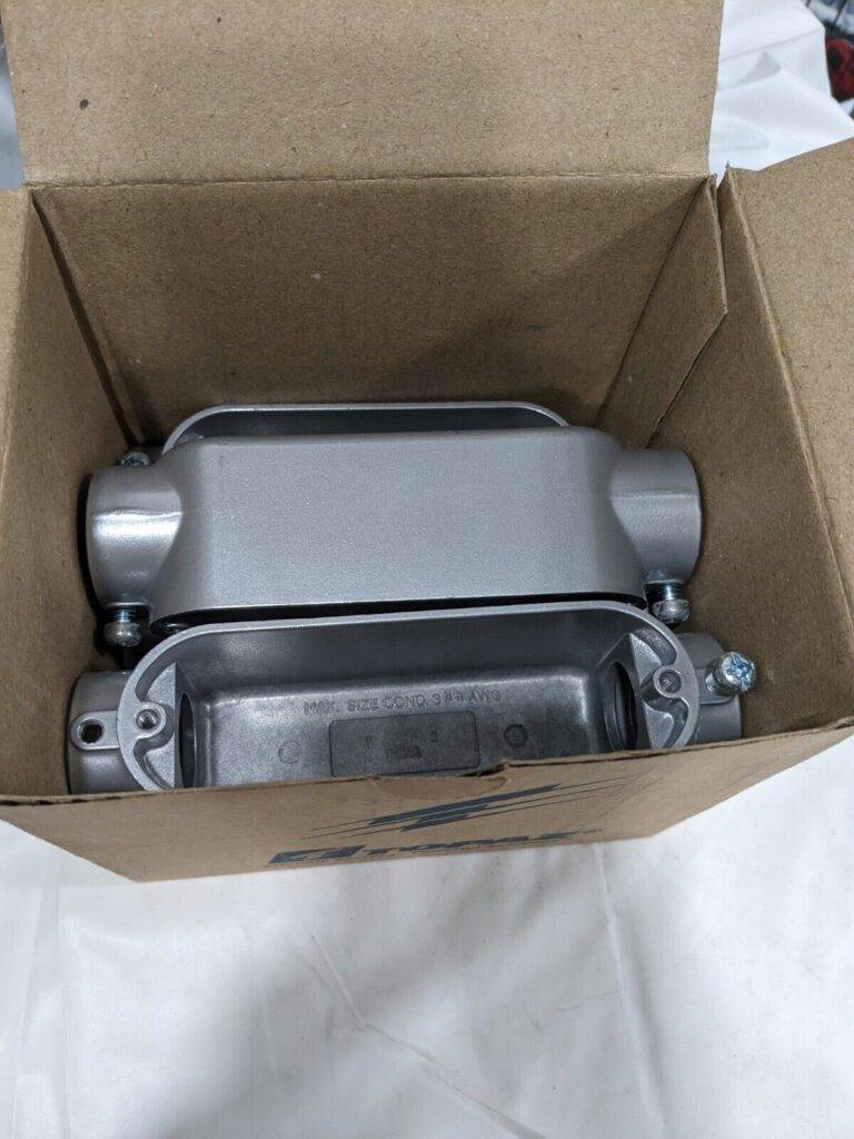 Topaz C Type Combo Conduit Body Die Cast Aluminum Hub Size-1" Qty 5 C3SS