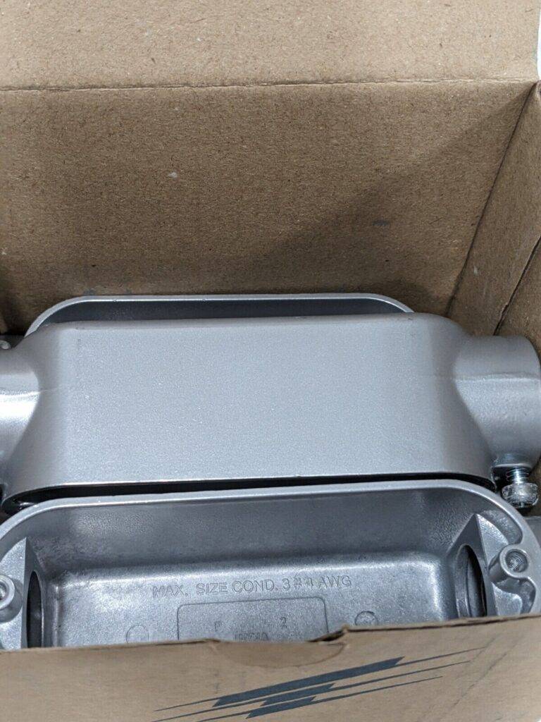 Topaz C Type Combo Conduit Body Die Cast Aluminum Hub Size-1" Qty 5 C3SS