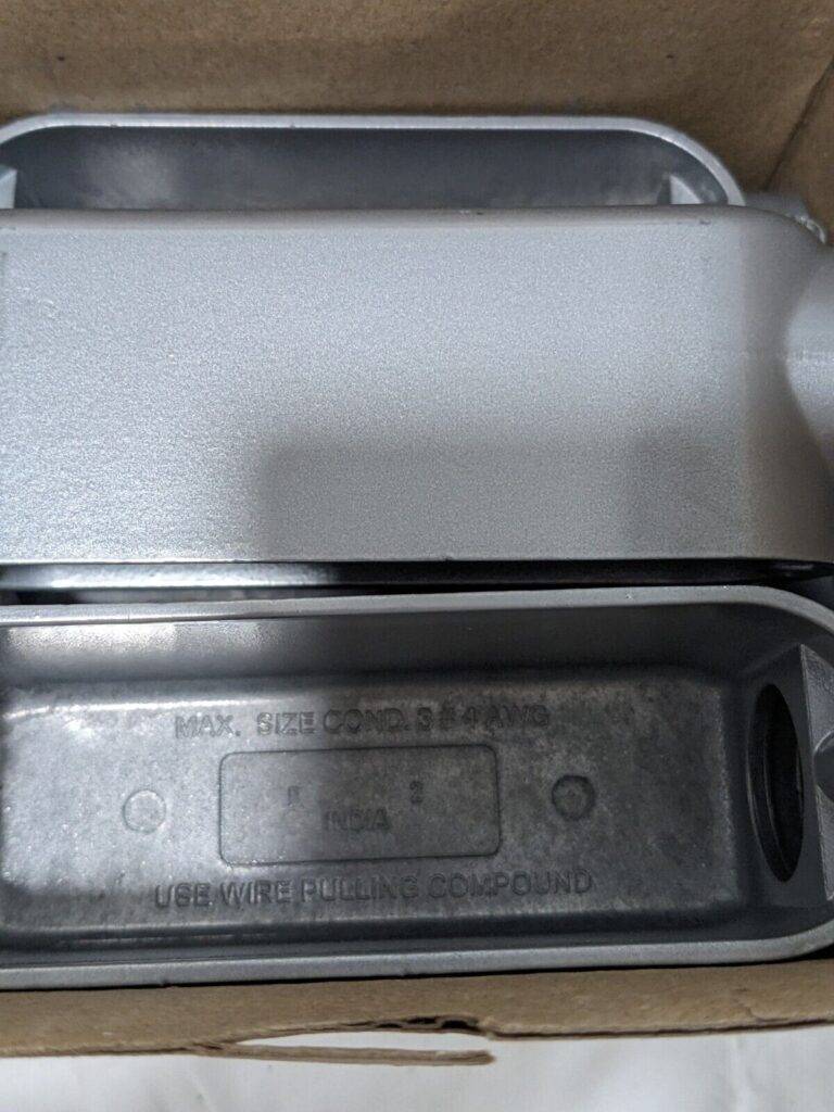 Topaz C Type Combo Conduit Body Die Cast Aluminum Hub Size-1" Qty 5 C3SS