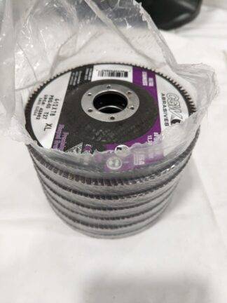 CGW Flap Disc: 4-1/2" Dia, 7/8" Hole, 60G, Ceramic Alumina, Type 27 Qty 6 42862