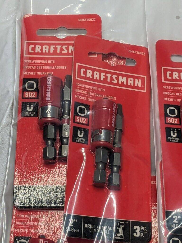CRAFTSMAN 2-in #2 Square/Robertson Screwdriver Bit Qty 10 CMAF2SQ22