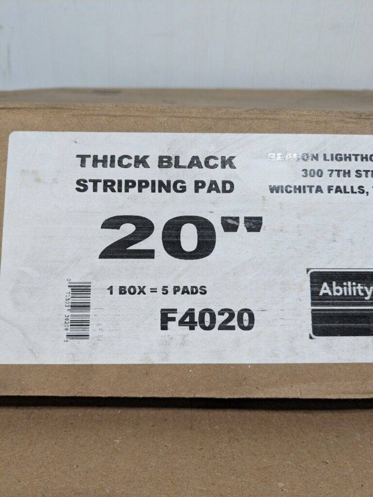 ABILITY ONE Floor Pad & Screen: Medium, 20" Long Qty 5 7910015132272