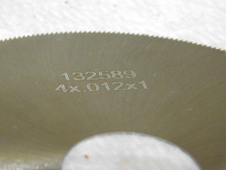 Professional HSS Jeweler’s Saw 4” Dia x 0.012” Thick 1” Arbor Hole 132589 USA