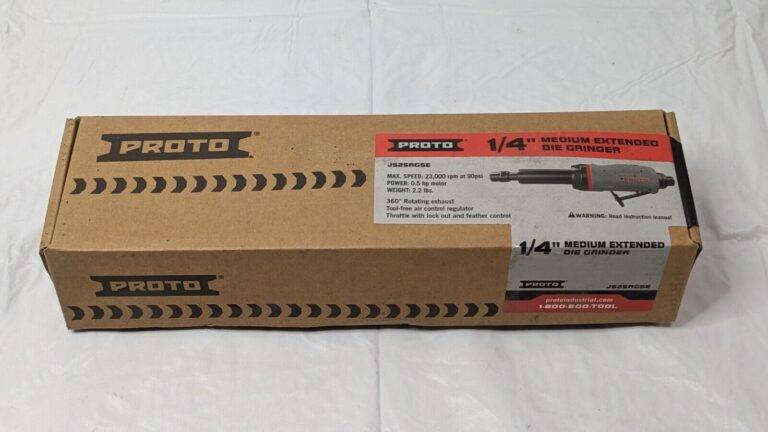 Proto 1/4" Medium Extended Die Grinder 0.5Hp 23000RPM J525AGSE