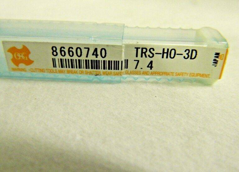 OSG Screw Machine Drill Bit Coolant Through 7.4mm 140° Point Angle 3FL 8660740