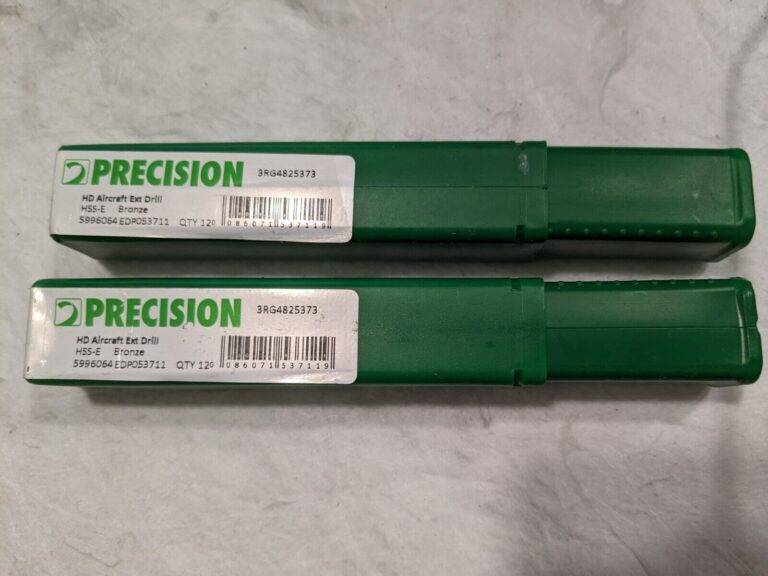 PRECISION DRILL Aircraft Extension Drill Bits 12pc #11 135 °Point Cobalt 5996064