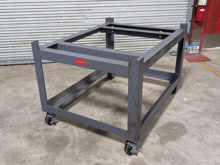 Precision Granite Mobile Support Stand for Surface Plate 36" x 48" Welded Steel