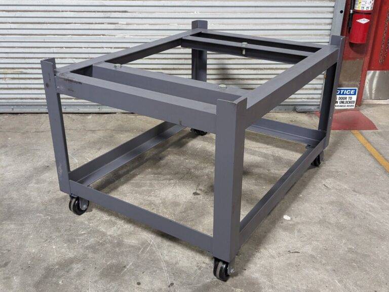 Precision Granite Mobile Support Stand for Surface Plate 36" x 48" Welded Steel