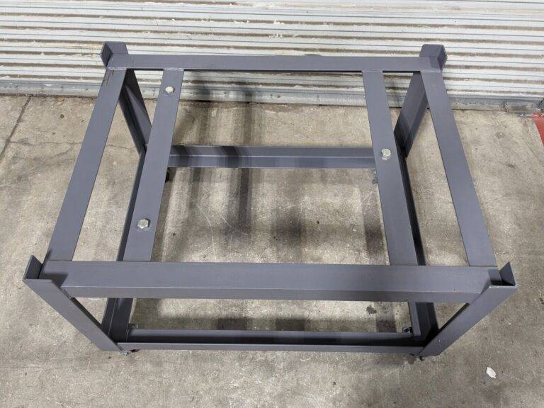 Precision Granite Mobile Support Stand for Surface Plate 36" x 48" Welded Steel