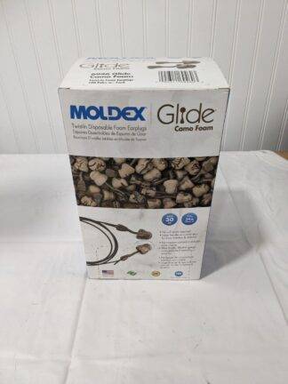 MOLDEX Camo Earplugs: 30 dB, Foam, Bell, Push-In, Corded Qty 100 6946