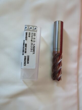 Iscar Square End Mill: 1/2" Dia, 1-1/4" LOC, 5 Flute, Solid Carbide 3398530