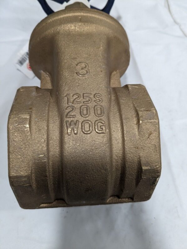 LEGEND VALVE Gate Valve: Non-Rising Stem, 3" Pipe, Threaded, Bronze 104-510