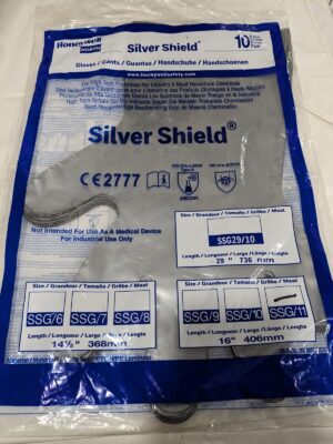 Honeywell North 10 Pairs Silver Shield Chemical Resistant Gloves SSG/11