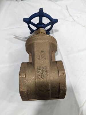 LEGEND VALVE Gate Valve: Non-Rising Stem, 2-1/2" Pipe, Threaded, Bronze 104-509