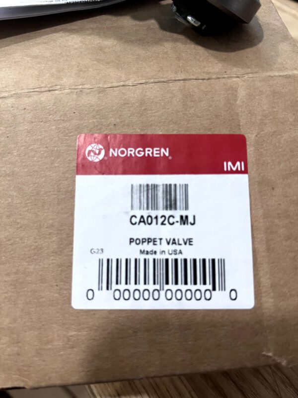 Norgren CA012C-MJ VALVE 3 WAY MULTIDIR 1/4 BSPP, POPPET VALVE PRODUCT LINE