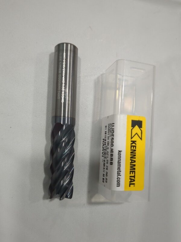 KENNAMETAL Corner Radius End Mill: 1/2" Dia 6 Fl Solid Carbide 5351818