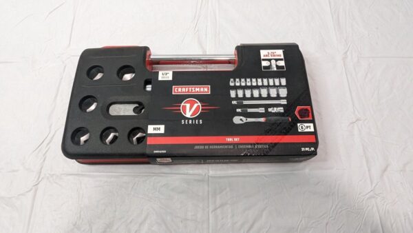 Craftsman V-Series 21 Piece Socket Tool Set 8-32MM 1/2" Dr 6 PT CMMT45755V