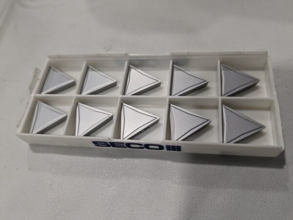 SECO 10pc Turning Inserts: TPMR321-M3 TP25, Carbide 03280023
