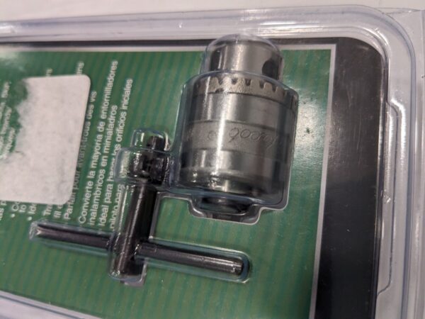 JACOBS Drill Chuck: 1/4" Capacity, Integral Shank Mount JCM30248