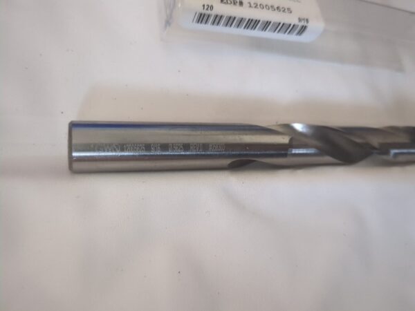 CJT Jobber Length Drill Bit: 9/16" Dia, 118 °, Carbide Tipped 12005625