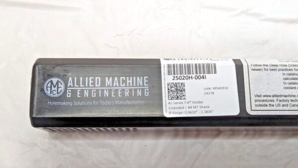 Allied Machine & Engineering Spade Drill 4MT 0.9610" - 1.3809" 25020H-004I